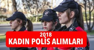 2018 kadin polis alimlari