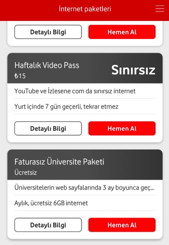 Vodafone Bedava 6gb Mobil Internet