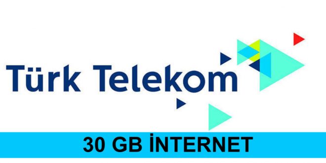 türk telekom 30gb bedava internet