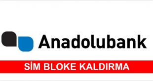 Anadolubank Sim Bloke Kaldırma