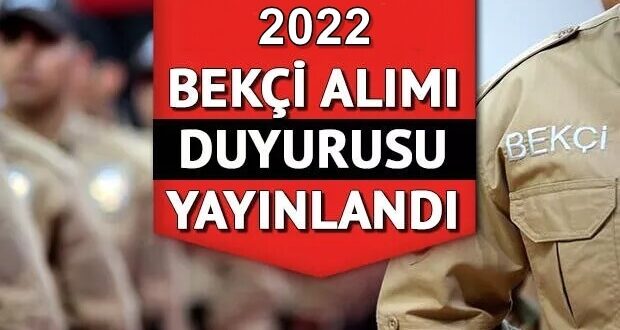 EGM PA Bekçi Alımı Başvurusu Başladı Mı - 2022